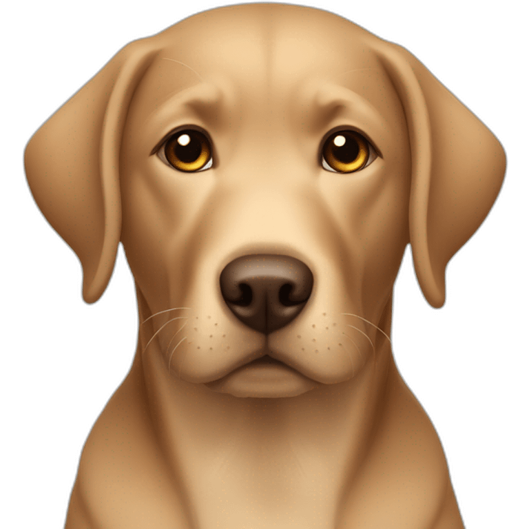 labrador with a brown haired boy emoji