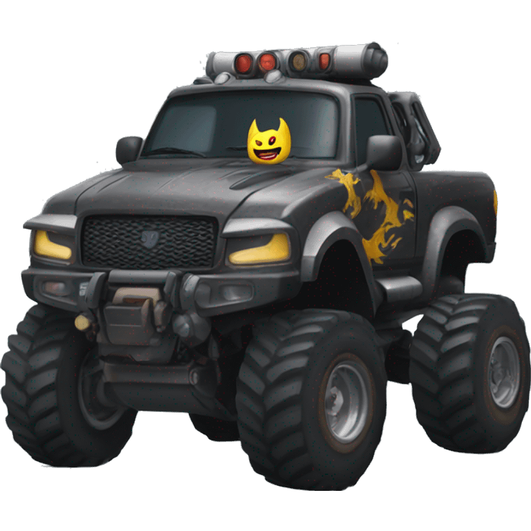 Batgirls monster hunter truck  emoji