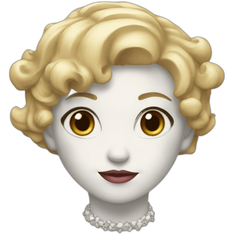 La chatte noire blanche emoji