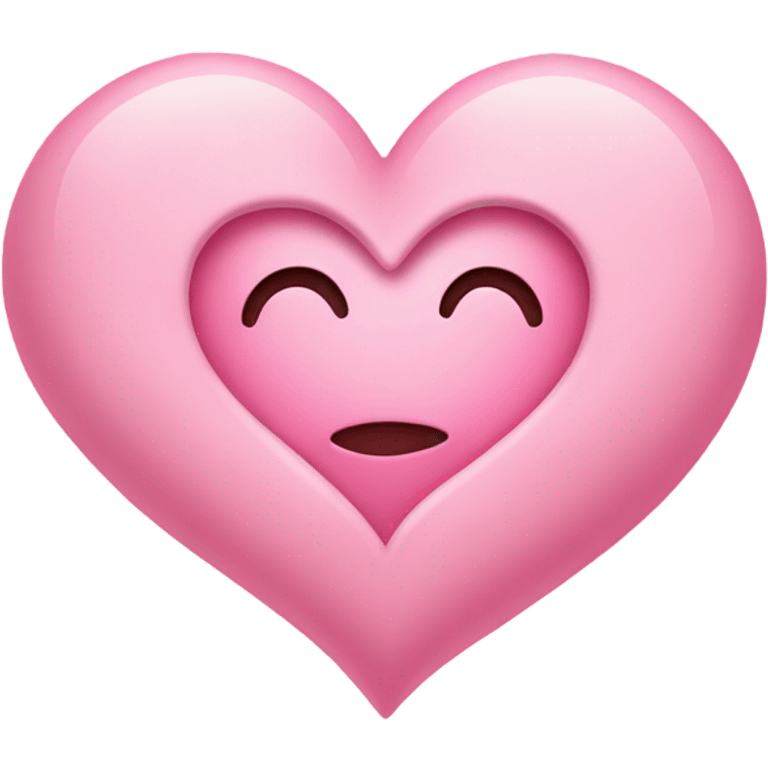 corazón rosa pastel emoji