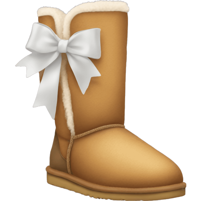 uggs with bow emoji