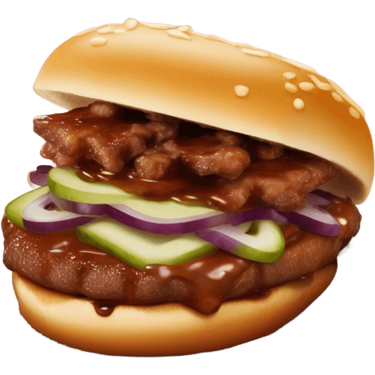 mcdonalds McRib emoji