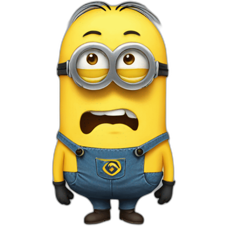 Tired minion emoji