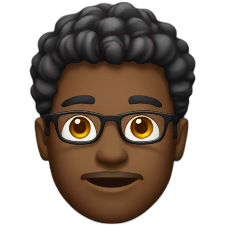 black male UI designer emoji