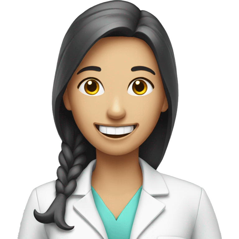 happy woman dentist emoji