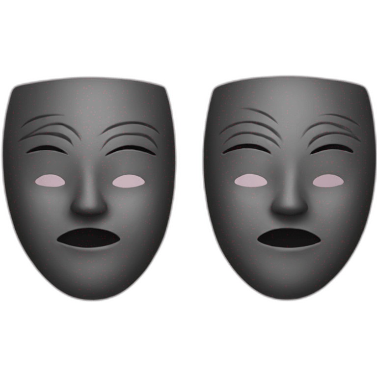 two mask emoji