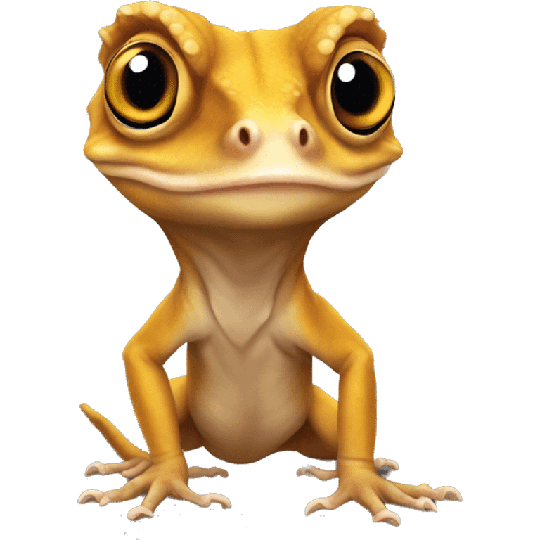 Crested gecko emoji