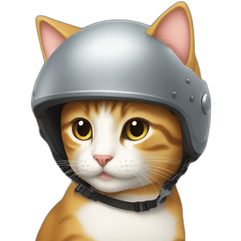 Isabelle cat with helmet emoji