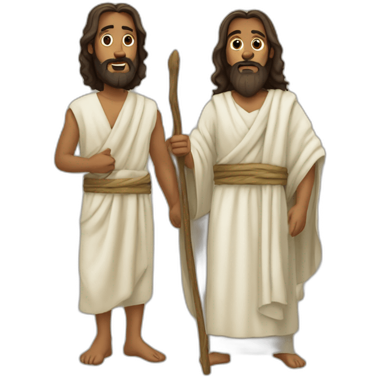 Jesus et Moses emoji