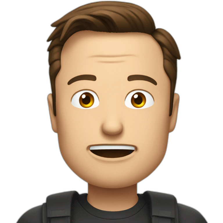 Elon Musk qui pleure emoji