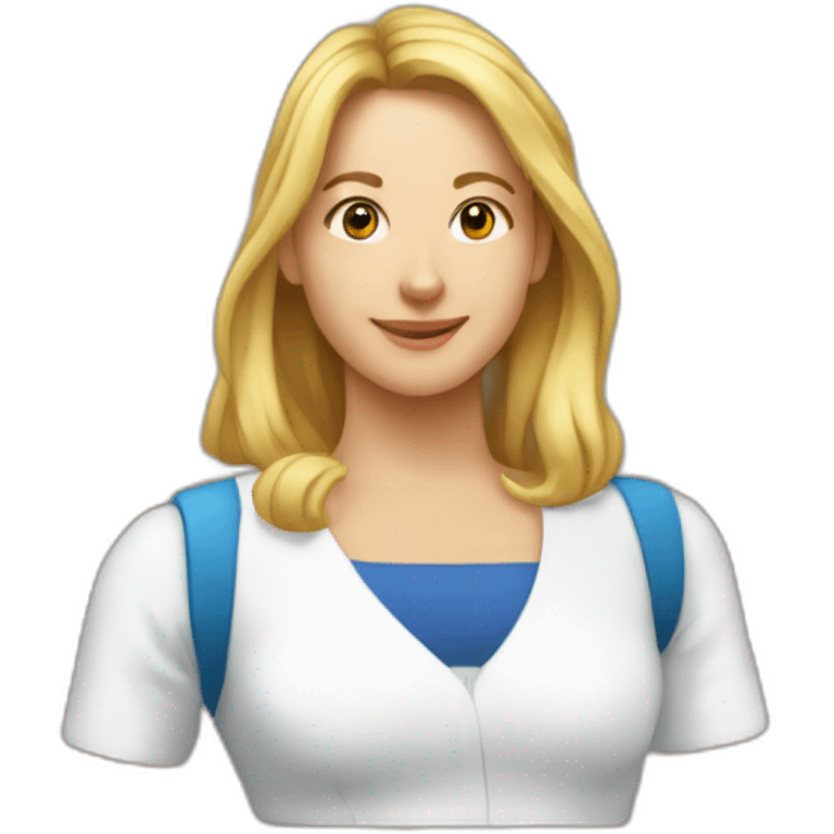 Elizabeth borne sur une carte du jeu milles bornes emoji