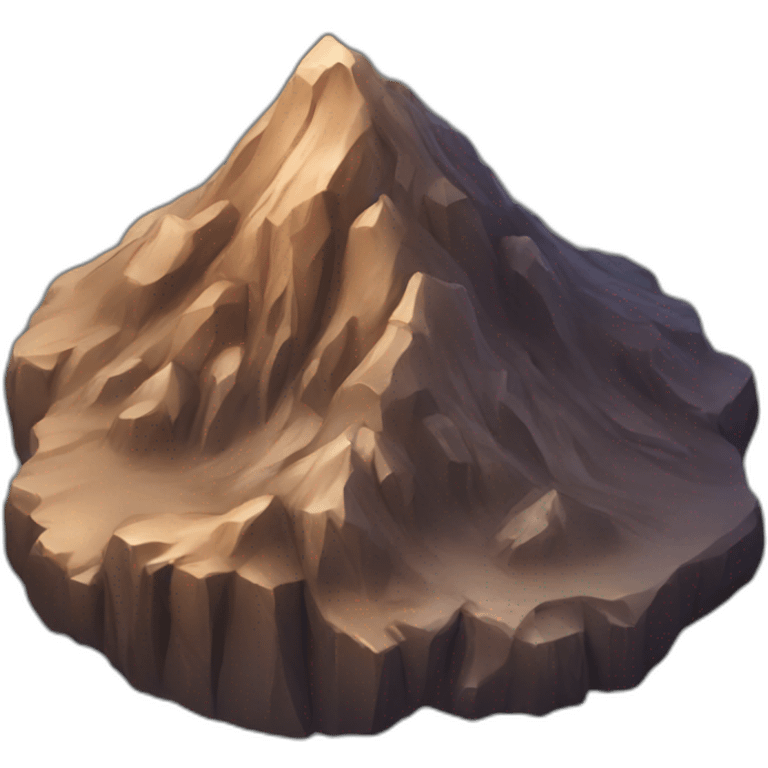 bronze big mountain emoji