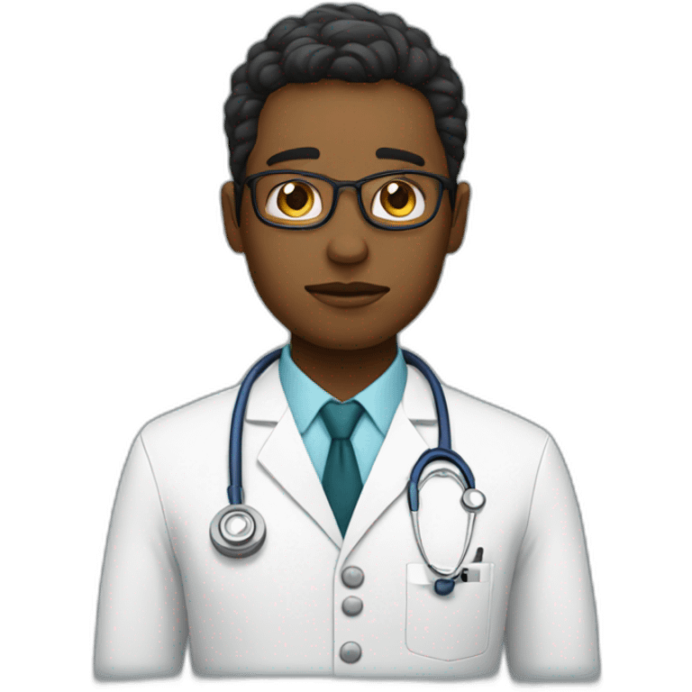 tired young doctor emoji