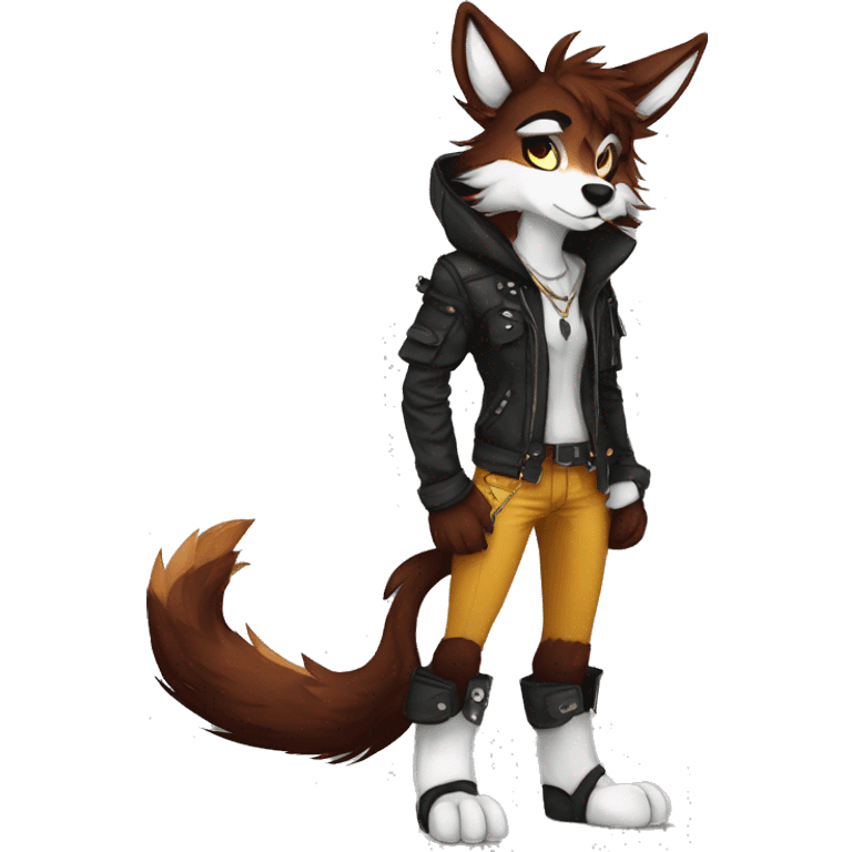 Edgy anthro furry by Falvie, AngieWolf full body emoji