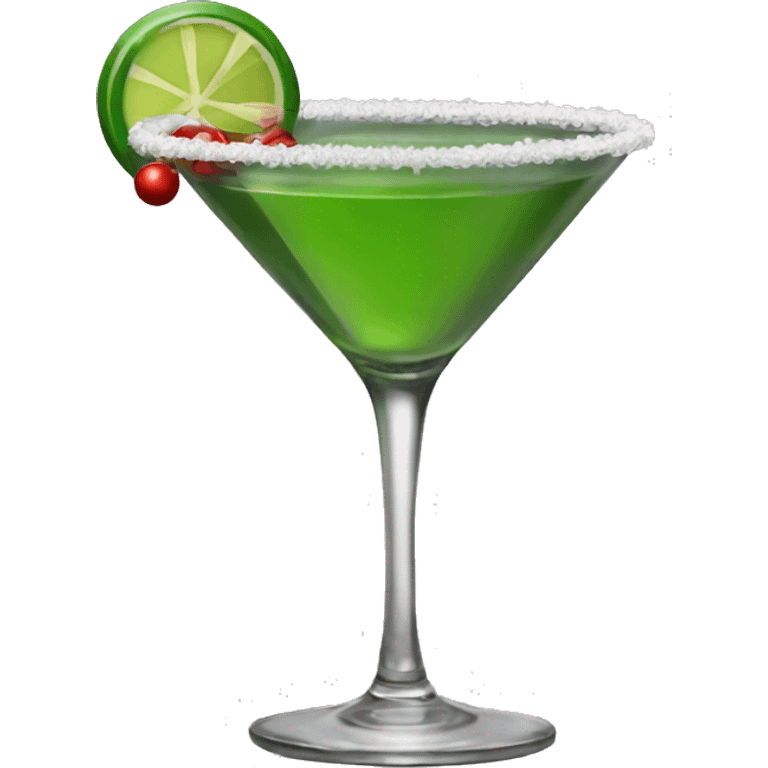 Christmas martini emoji