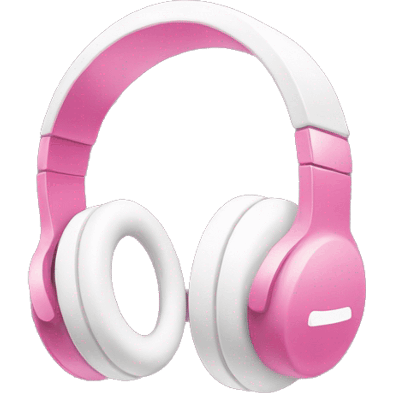 pink white headphone emoji