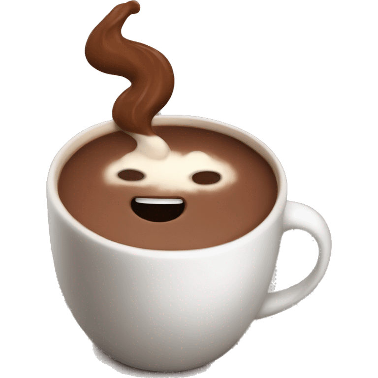 Hot chocolate emoji