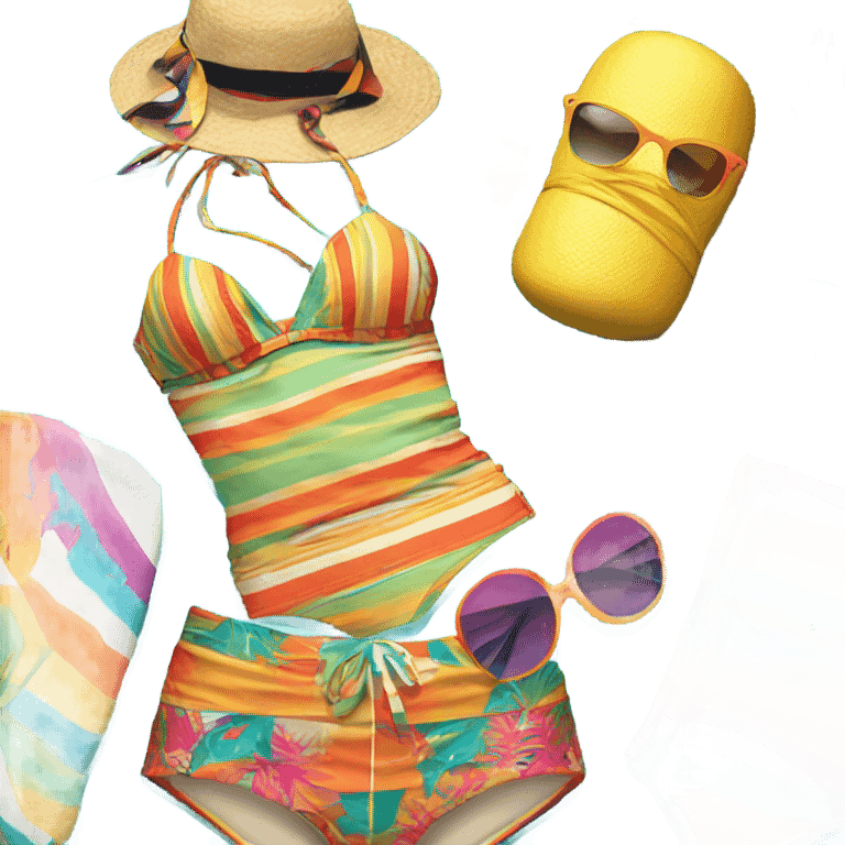 summer bikini no human  emoji