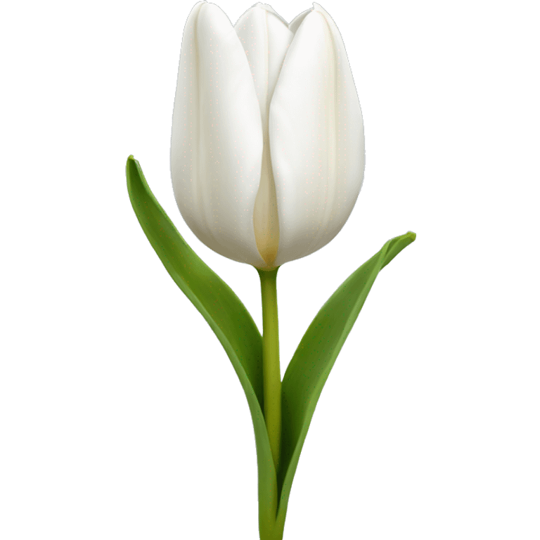 White tulip emoji