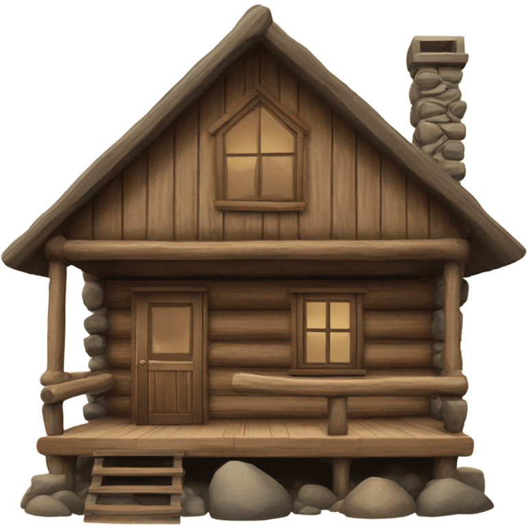 a frame cabin emoji