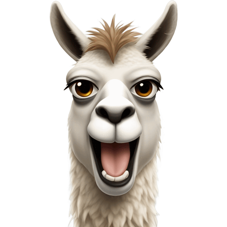 angry lama emoji