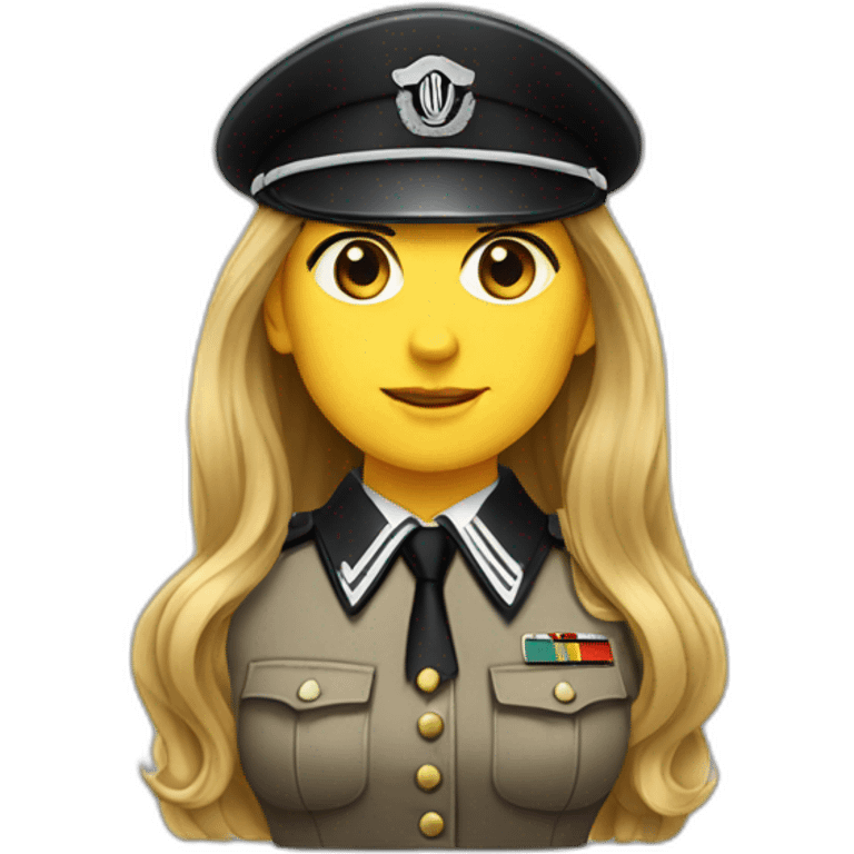 Hitler-uniforme-allemand-woman-longhair emoji