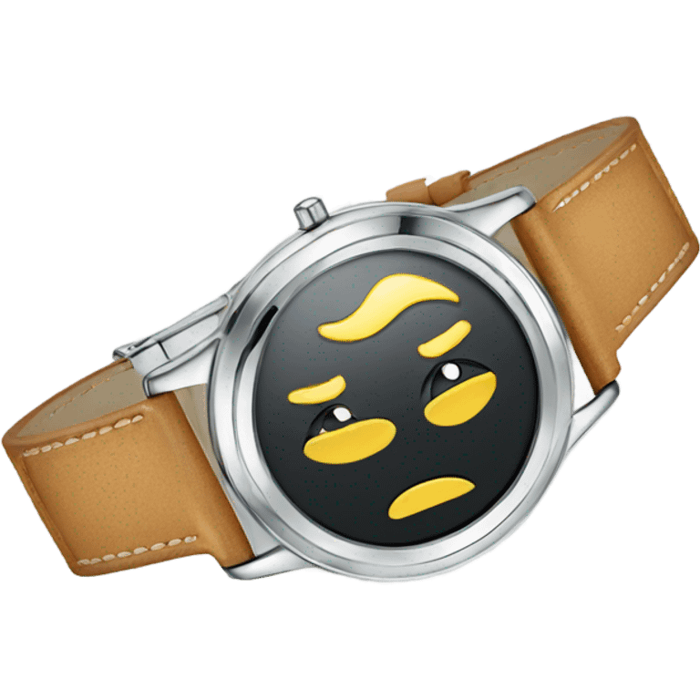 watch wioth happy face on it emoji