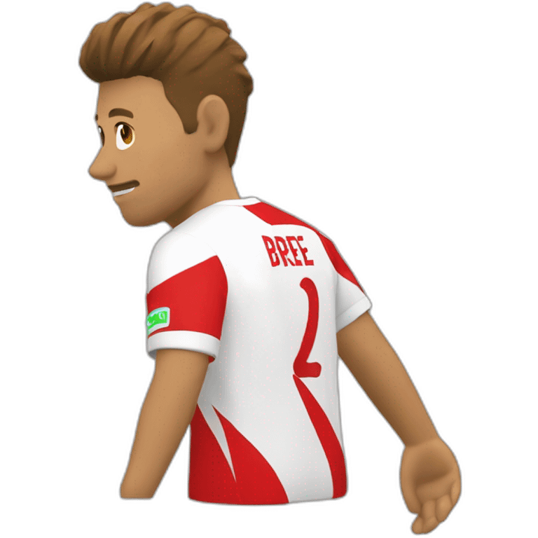 player stade brestois 29 color red emoji