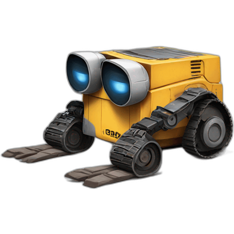 Wall-E sleeping emoji