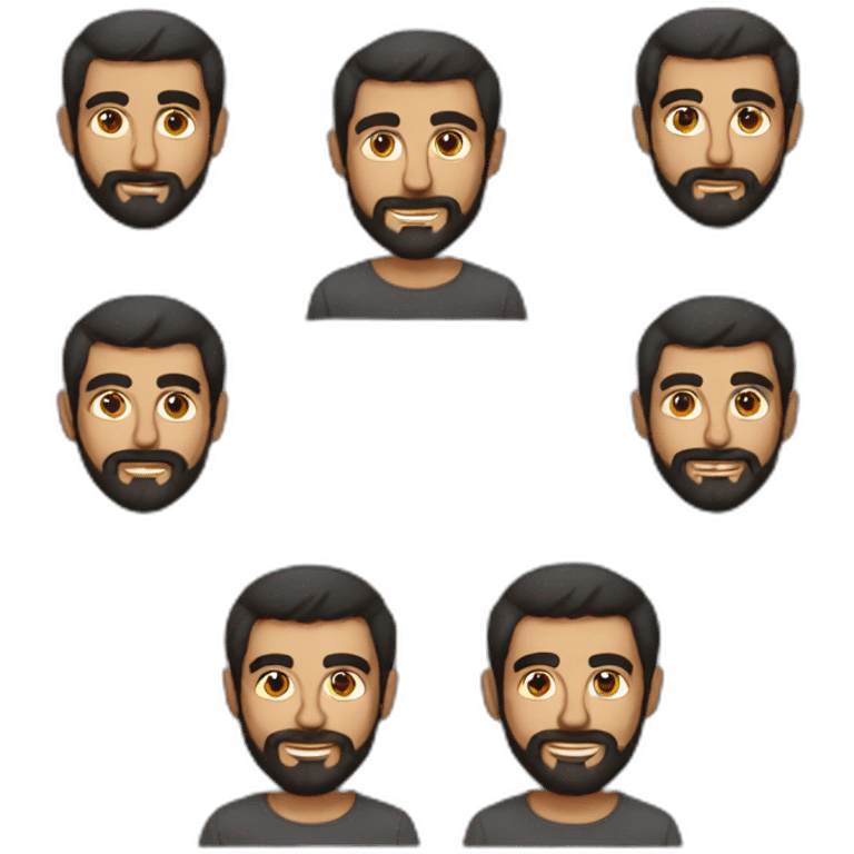 iranian men emoji