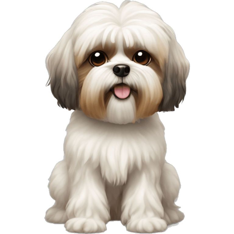 shih tzu poodle dog emoji