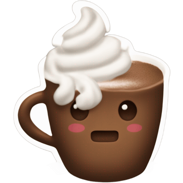 Drinking hot coco emoji