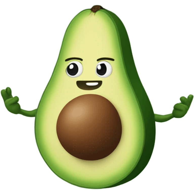 avocado show his muscles emoji