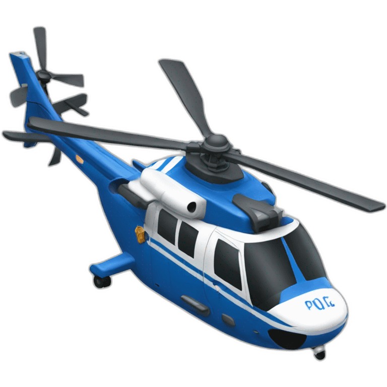 Police helicopter emoji