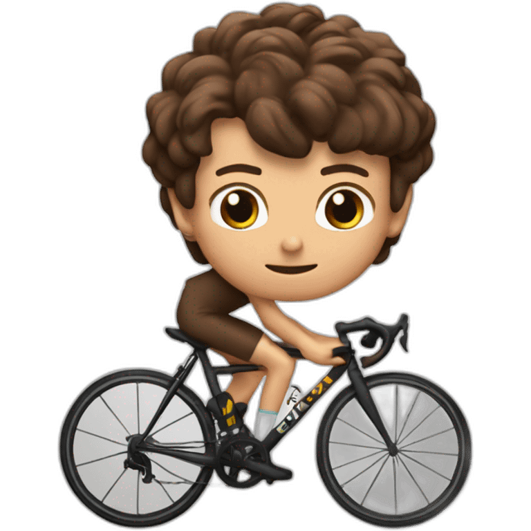 Romain Bardet sur un vélo emoji