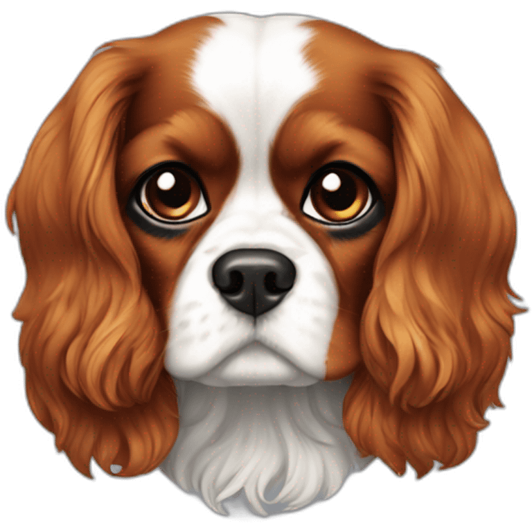 cavalier king-charles noir emoji