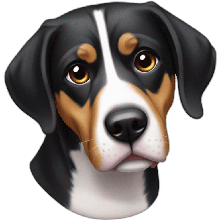 Eating Entlebucher zennenhund emoji