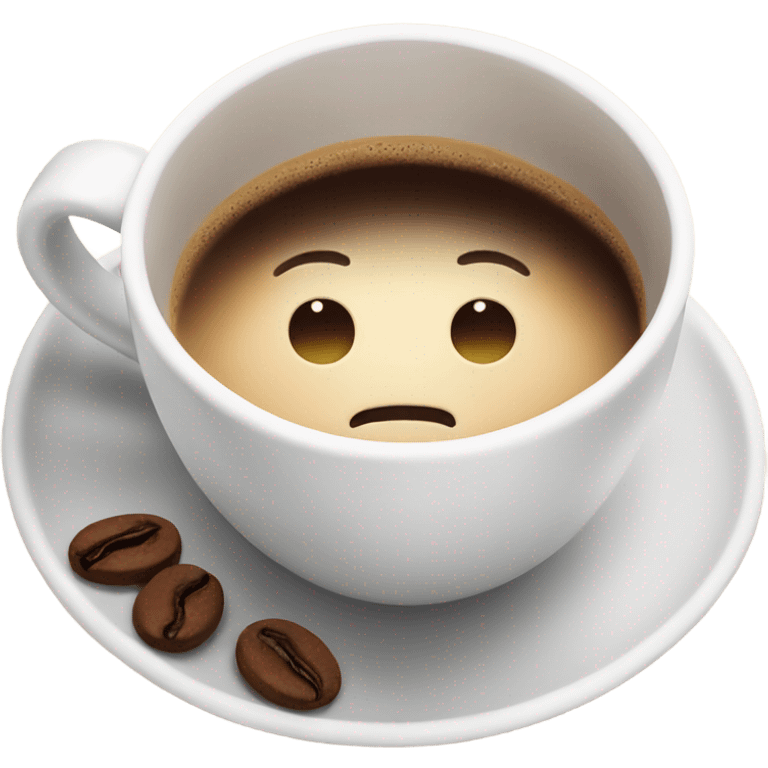 Coffee cup morning emoji