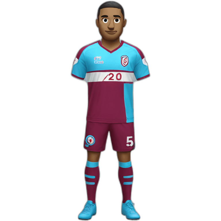 Trabzonspor stryped jersey emoji