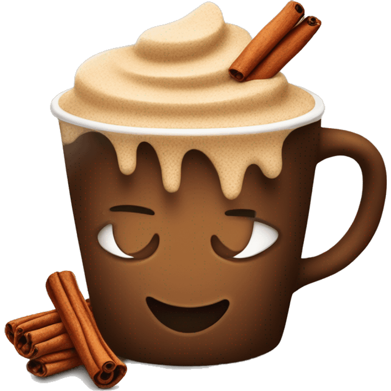 Spicy coffee with cinnamon  emoji