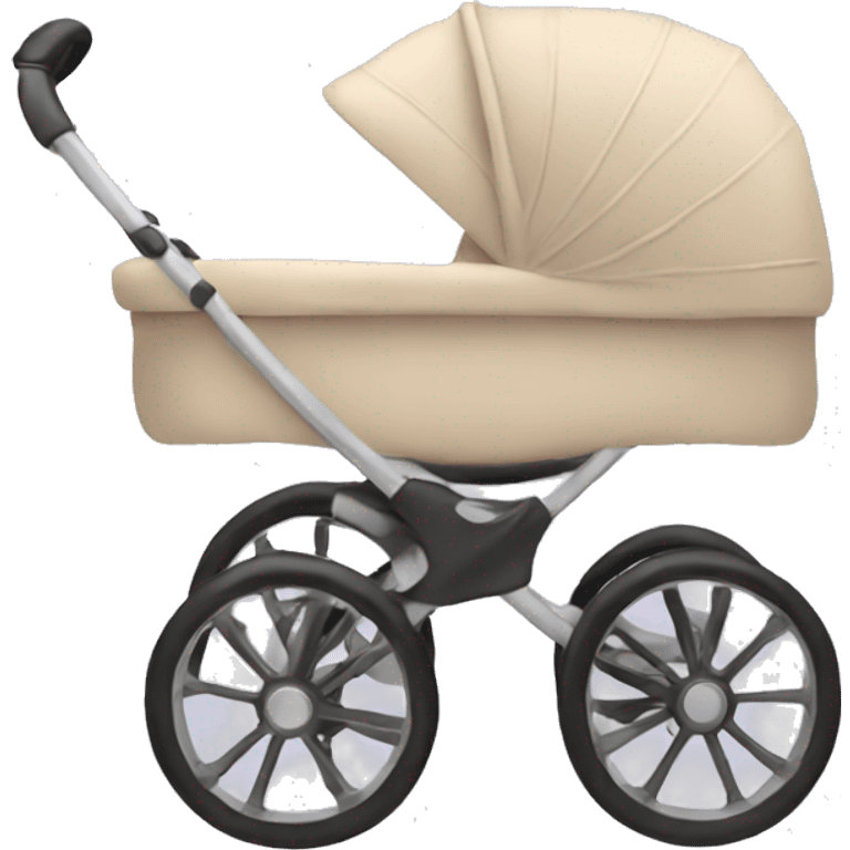 aesthetic beige stroller emoji