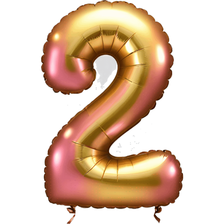 Birthday Ballon number "3" emoji