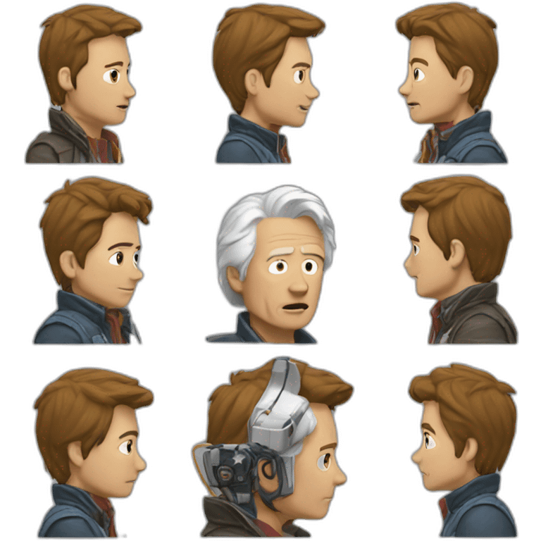 Back to the future emoji