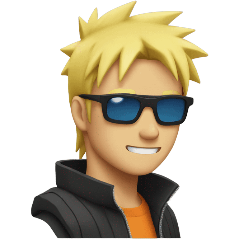 Naruto with shades on emoji