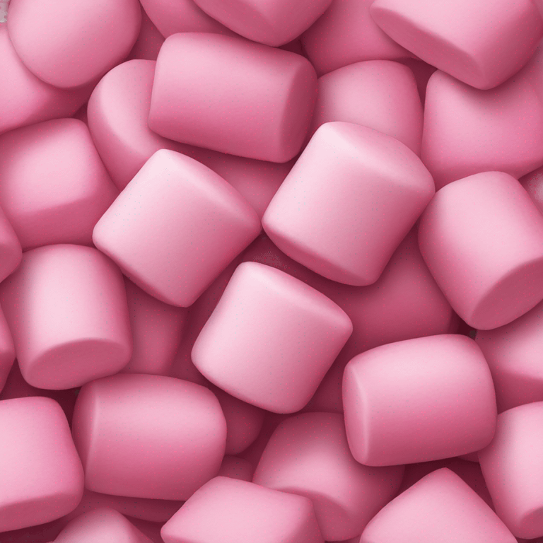 Pink marshmallows emoji