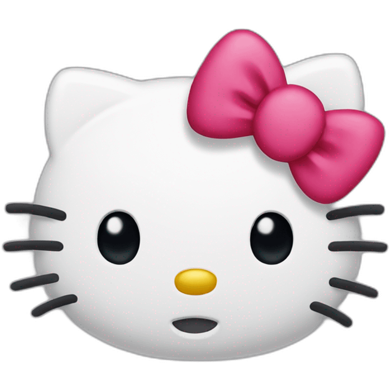 hello kitty head emoji