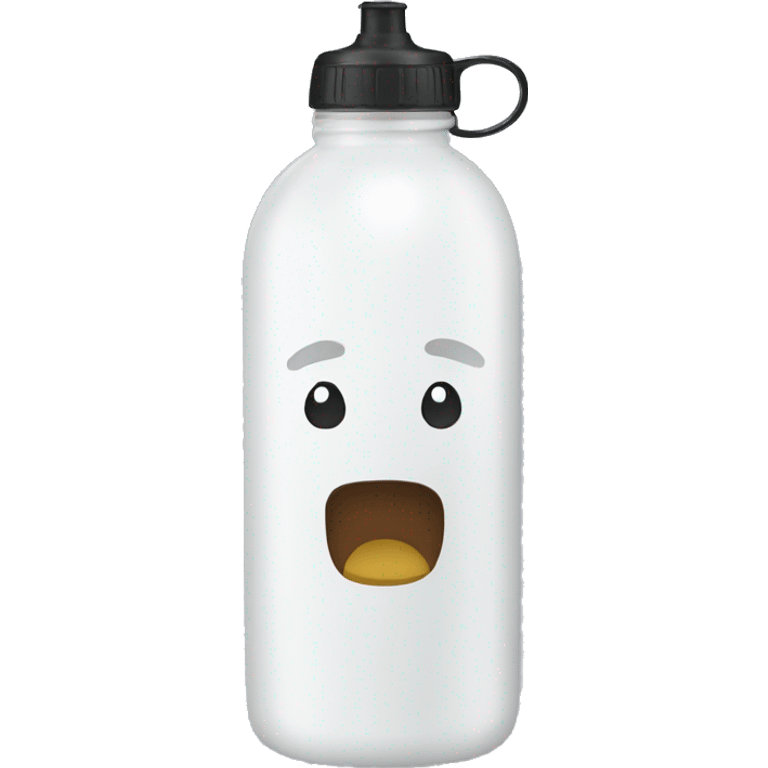 A cream water bottle emoji