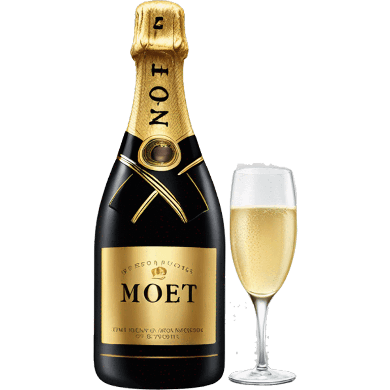 Black nectar Moet champagne  emoji