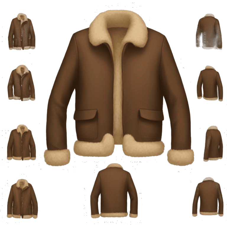 Fur brown jacket expensive  emoji