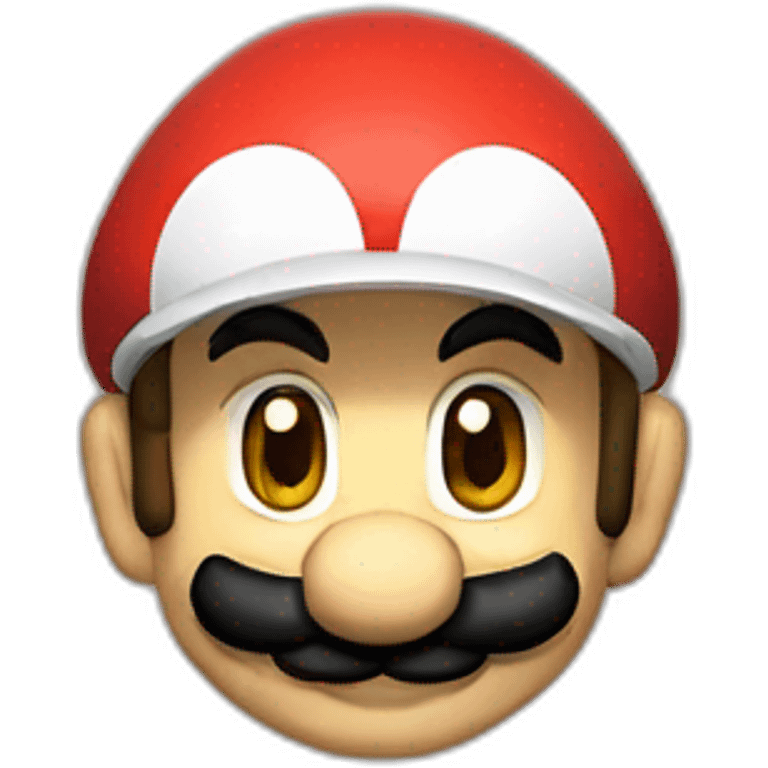 super mario in the podcast room emoji